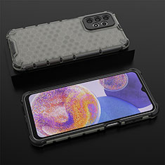 Carcasa Bumper Funda Silicona Transparente 360 Grados AM2 para Samsung Galaxy A23 5G Negro