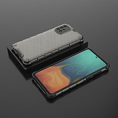 Carcasa Bumper Funda Silicona Transparente 360 Grados AM2 para Samsung Galaxy A71 4G A715 Negro