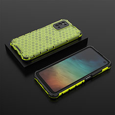 Carcasa Bumper Funda Silicona Transparente 360 Grados AM2 para Samsung Galaxy F52 5G Verde