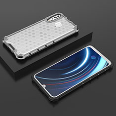 Carcasa Bumper Funda Silicona Transparente 360 Grados AM2 para Samsung Galaxy M30 Blanco