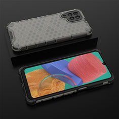 Carcasa Bumper Funda Silicona Transparente 360 Grados AM2 para Samsung Galaxy M33 5G Negro