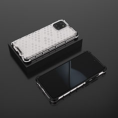 Carcasa Bumper Funda Silicona Transparente 360 Grados AM2 para Samsung Galaxy M60s Blanco
