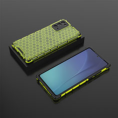 Carcasa Bumper Funda Silicona Transparente 360 Grados AM2 para Samsung Galaxy Note 20 5G Verde