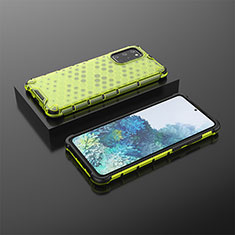 Carcasa Bumper Funda Silicona Transparente 360 Grados AM2 para Samsung Galaxy S20 Plus Verde