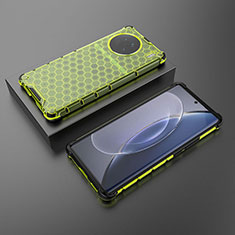 Carcasa Bumper Funda Silicona Transparente 360 Grados AM2 para Vivo X90 5G Verde