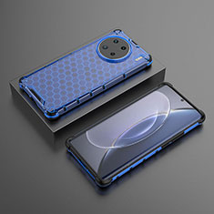 Carcasa Bumper Funda Silicona Transparente 360 Grados AM2 para Vivo X90 Pro 5G Azul