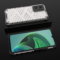 Carcasa Bumper Funda Silicona Transparente 360 Grados AM2 para Xiaomi Redmi 10 5G Blanco