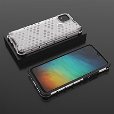Carcasa Bumper Funda Silicona Transparente 360 Grados AM2 para Xiaomi Redmi 9 India Blanco
