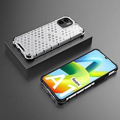 Carcasa Bumper Funda Silicona Transparente 360 Grados AM2 para Xiaomi Redmi A1 Blanco