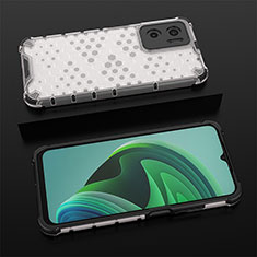 Carcasa Bumper Funda Silicona Transparente 360 Grados AM2 para Xiaomi Redmi Note 11E 5G Blanco