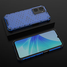 Carcasa Bumper Funda Silicona Transparente 360 Grados AM3 para OnePlus Nord N20 SE Azul