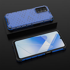 Carcasa Bumper Funda Silicona Transparente 360 Grados AM3 para Oppo A55 5G Azul