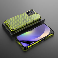 Carcasa Bumper Funda Silicona Transparente 360 Grados AM3 para Realme 10 Pro 5G Verde