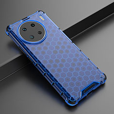 Carcasa Bumper Funda Silicona Transparente 360 Grados AM3 para Vivo X90 Pro 5G Azul