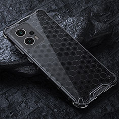 Carcasa Bumper Funda Silicona Transparente 360 Grados AM3 para Xiaomi Poco X4 GT 5G Negro