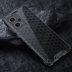 Carcasa Bumper Funda Silicona Transparente 360 Grados AM3 para Xiaomi Redmi Note 11T Pro 5G Negro