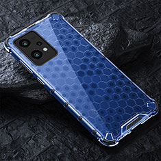 Carcasa Bumper Funda Silicona Transparente 360 Grados AM4 para Realme 9 Pro 5G Azul