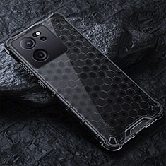 Carcasa Bumper Funda Silicona Transparente 360 Grados AM4 para Xiaomi Mi 13T 5G Negro