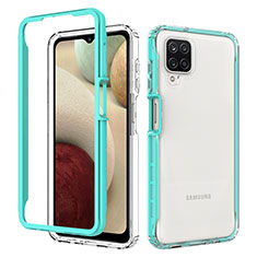 Carcasa Bumper Funda Silicona Transparente 360 Grados JX1 para Samsung Galaxy M12 Verde