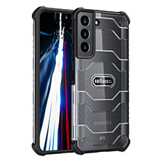 Carcasa Bumper Funda Silicona Transparente 360 Grados M06 para Samsung Galaxy S21 FE 5G Negro