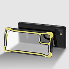 Carcasa Bumper Funda Silicona Transparente 360 Grados para Samsung Galaxy A81 Amarillo