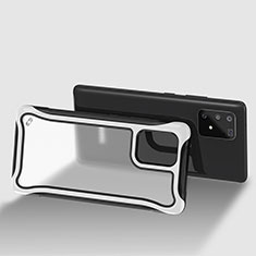 Carcasa Bumper Funda Silicona Transparente 360 Grados para Samsung Galaxy S10 Lite Blanco