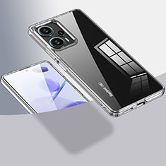 Carcasa Bumper Funda Silicona Transparente 360 Grados QK1 para Xiaomi Poco F5 5G Claro