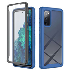 Carcasa Bumper Funda Silicona Transparente 360 Grados ZJ1 para Samsung Galaxy S20 FE 5G Azul