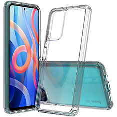 Carcasa Bumper Funda Silicona Transparente 360 Grados ZJ1 para Xiaomi Redmi Note 11 5G Gris