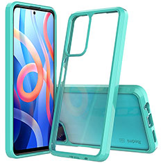 Carcasa Bumper Funda Silicona Transparente 360 Grados ZJ1 para Xiaomi Redmi Note 11 5G Verde