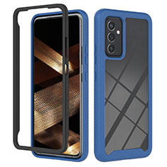 Carcasa Bumper Funda Silicona Transparente 360 Grados ZJ2 para Samsung Galaxy A15 5G Azul