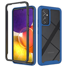 Carcasa Bumper Funda Silicona Transparente 360 Grados ZJ4 para Samsung Galaxy A54 5G Azul