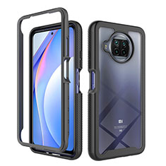 Carcasa Bumper Funda Silicona Transparente 360 Grados ZJ4 para Xiaomi Mi 10T Lite 5G Negro