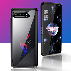 Carcasa Bumper Funda Silicona Transparente 360 Grados ZJ5 para Asus ROG Phone 5 Pro Negro