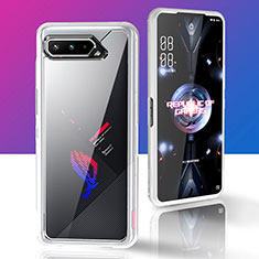 Carcasa Bumper Funda Silicona Transparente 360 Grados ZJ5 para Asus ROG Phone 5s Claro