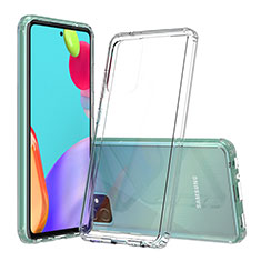 Carcasa Bumper Funda Silicona Transparente 360 Grados ZJ5 para Samsung Galaxy A52s 5G Claro