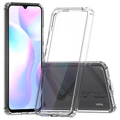 Carcasa Bumper Funda Silicona Transparente 360 Grados ZJ5 para Xiaomi Redmi 9A Claro