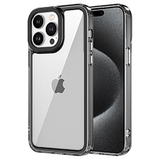 Carcasa Bumper Funda Silicona Transparente AC1 para Apple iPhone 14 Pro Negro