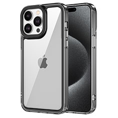 Carcasa Bumper Funda Silicona Transparente AC1 para Apple iPhone 15 Pro Max Negro