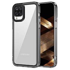 Carcasa Bumper Funda Silicona Transparente AC1 para Samsung Galaxy A12 Nacho Negro