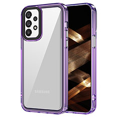 Carcasa Bumper Funda Silicona Transparente AC1 para Samsung Galaxy A53 5G Purpura Claro