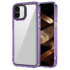 Carcasa Bumper Funda Silicona Transparente AC1 para Xiaomi Redmi A2 Plus Purpura Claro