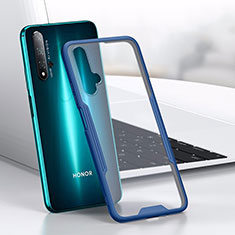 Carcasa Bumper Funda Silicona Transparente Espejo H01 para Huawei Honor 20 Azul