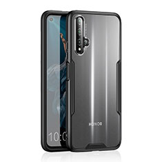 Carcasa Bumper Funda Silicona Transparente Espejo H01 para Huawei Honor 20 Negro