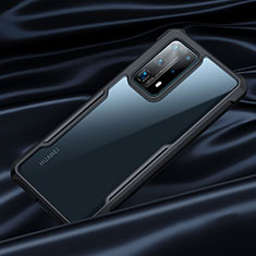 Carcasa Bumper Funda Silicona Transparente Espejo H01 para Huawei P40 Pro+ Plus Negro