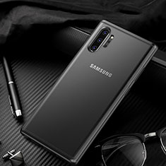 Carcasa Bumper Funda Silicona Transparente Espejo H01 para Samsung Galaxy Note 10 Plus 5G Negro