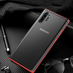 Carcasa Bumper Funda Silicona Transparente Espejo H01 para Samsung Galaxy Note 10 Plus Rojo
