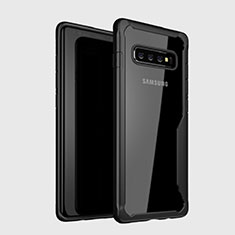 Carcasa Bumper Funda Silicona Transparente Espejo H01 para Samsung Galaxy S10 5G Negro