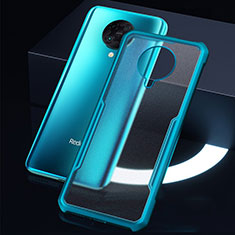 Carcasa Bumper Funda Silicona Transparente Espejo H01 para Xiaomi Redmi K30 Pro 5G Cian