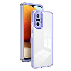 Carcasa Bumper Funda Silicona Transparente Espejo H01P para Xiaomi Redmi Note 10 Pro Max Morado